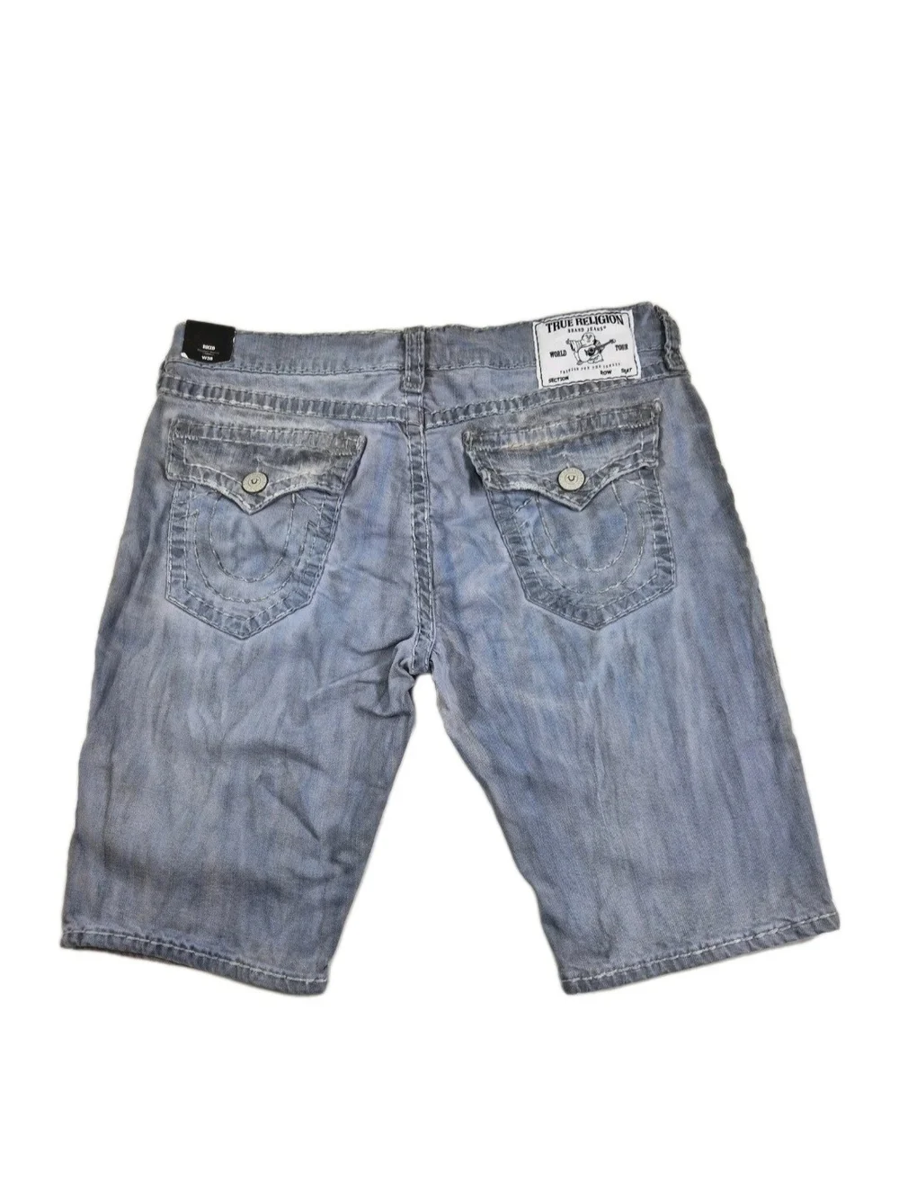 TRUE RELIGION Men's Shorts Size 38 Relaxed Skinny Gray Rocco Relaxed Skinny  57